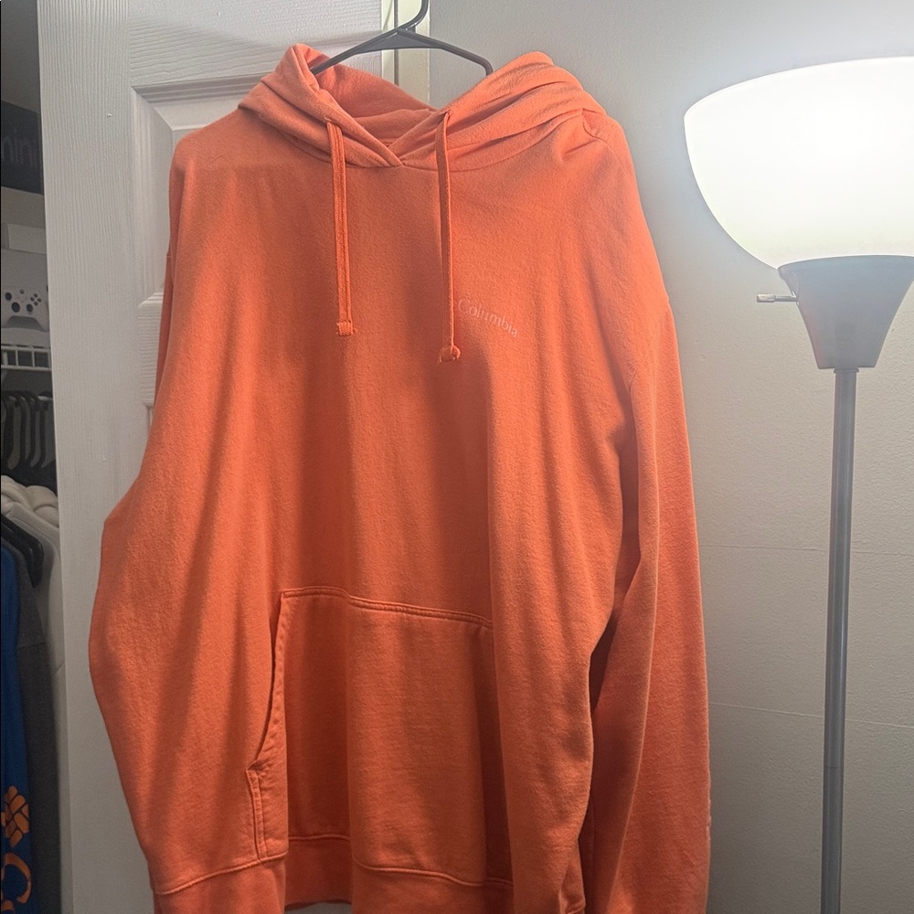 Columbia Men's Vibrant Orange Hoodie